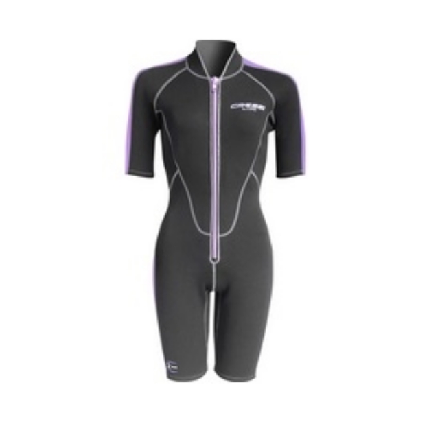 CRESSI LIDO ŽENSKI shorty 2mm  črna/lila