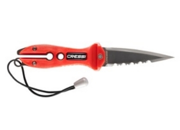 CRESSI STRIKER nož   črna/rdeča CRESSI STRIKER nož   črna/rdeča