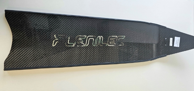 GHOST KARBONSKI LIST PLENILEC za Mares Xwing čevelj    črna