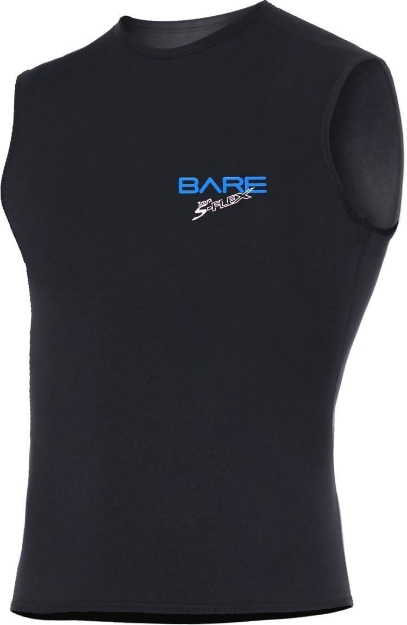 BARE  S-Flex Vest 3mm brezrokavnik moški vel.ML 3mm  črna ML