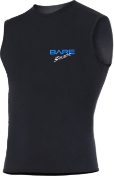 BARE  S-Flex Vest 3mm brezrokavnik moški vel.ML 3mm  črna ML BARE  S-Flex Vest 3mm brezrokavnik moški vel.ML 3mm  črna ML
