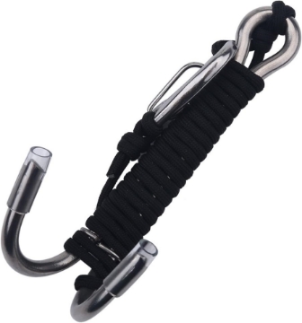 Kavelj (hook) z vrvico    črna Kavelj (hook) z vrvico    črna