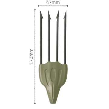 Show details for Salvimar Mustad 4 zoba ost salvimar 4 zoba mustad
