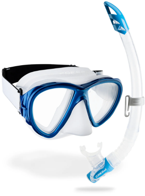 CRESSI SET FIJI + GAMMA   prozorno/modra