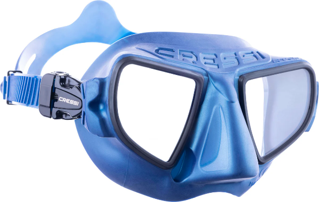 CRESSI ATOM MASKA   metal modra/črna