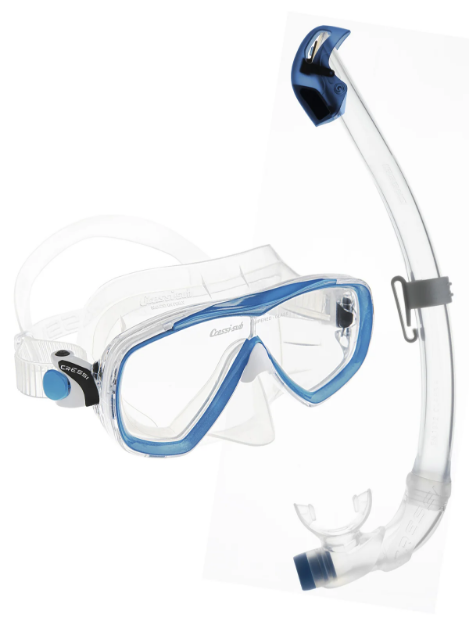 CRESSI SET ESTRELLA + SEAL DRY DIHALKA   prozorno/azurna