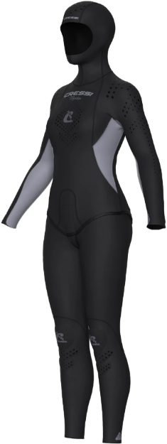 CRESSI NAREA LADY 2-DELNA OBLEKA 5mm  črno/siva
