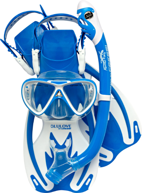 CRESSI ROCKS SNORKLING SET   modro/bel