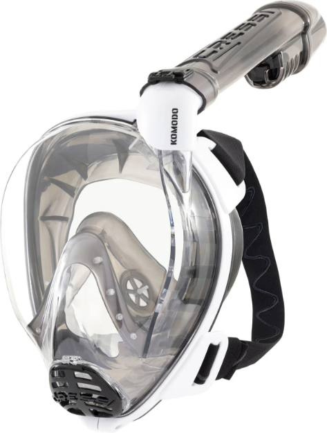 CRESSI KOMODO FULL FACE MASKA   belo/črna