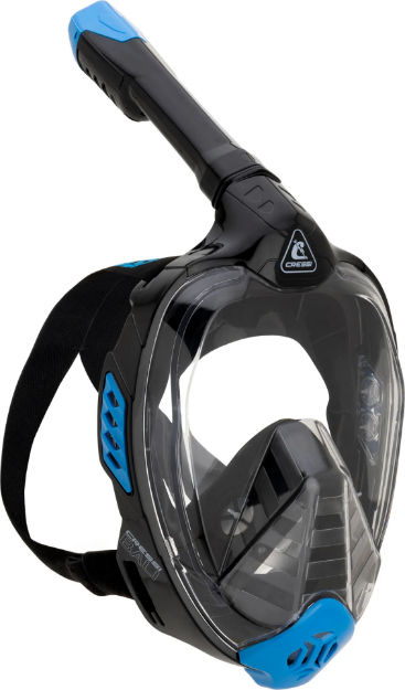 CRESSI BALI FULL FACE MASKA   črno/modra