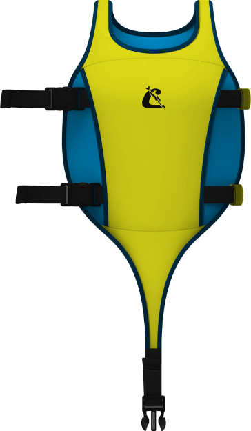 CRESSI LITTLE TURTLE SWIM VEST TELOVNIK   rumeno/azurna