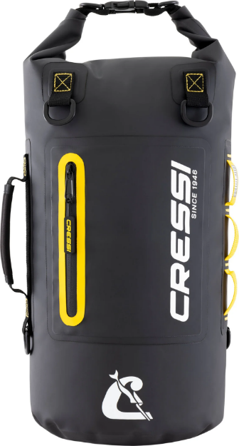 CRESSI OCELOT DRY BAG 20L   črno/rumena