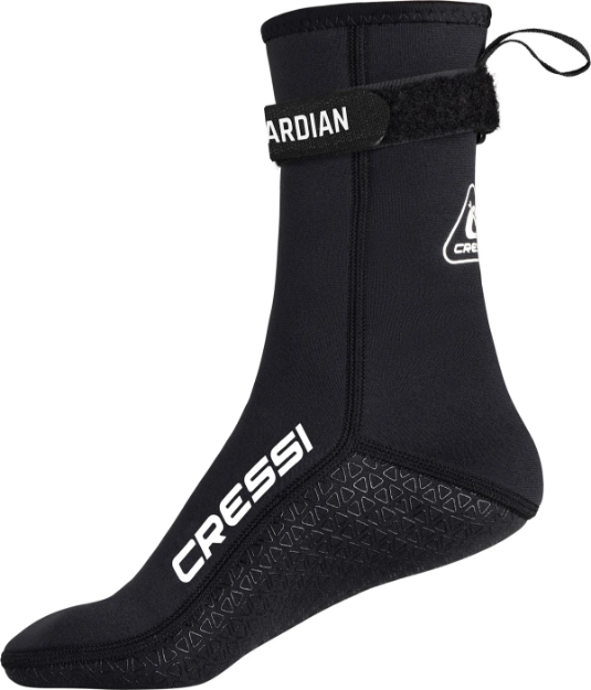 CRESSI GUARDIAN HIGH NEOPRENE NOGAVICE 2 mm  črna